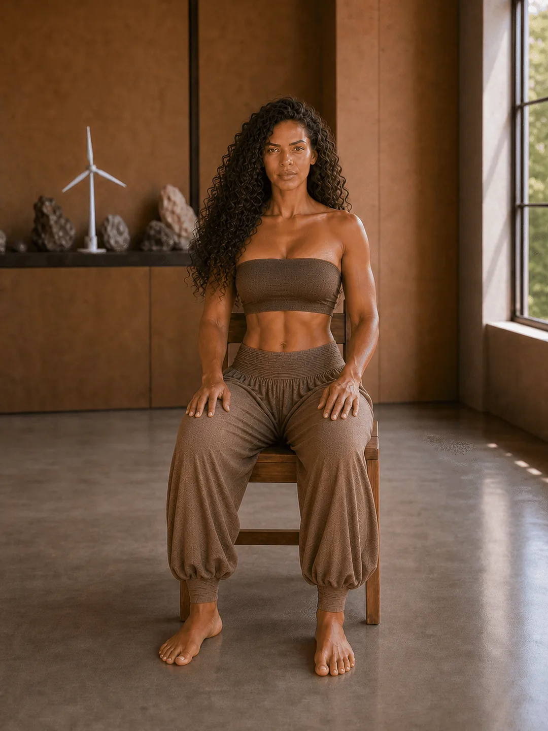 seated-chair variation of Slow Walking Meditation