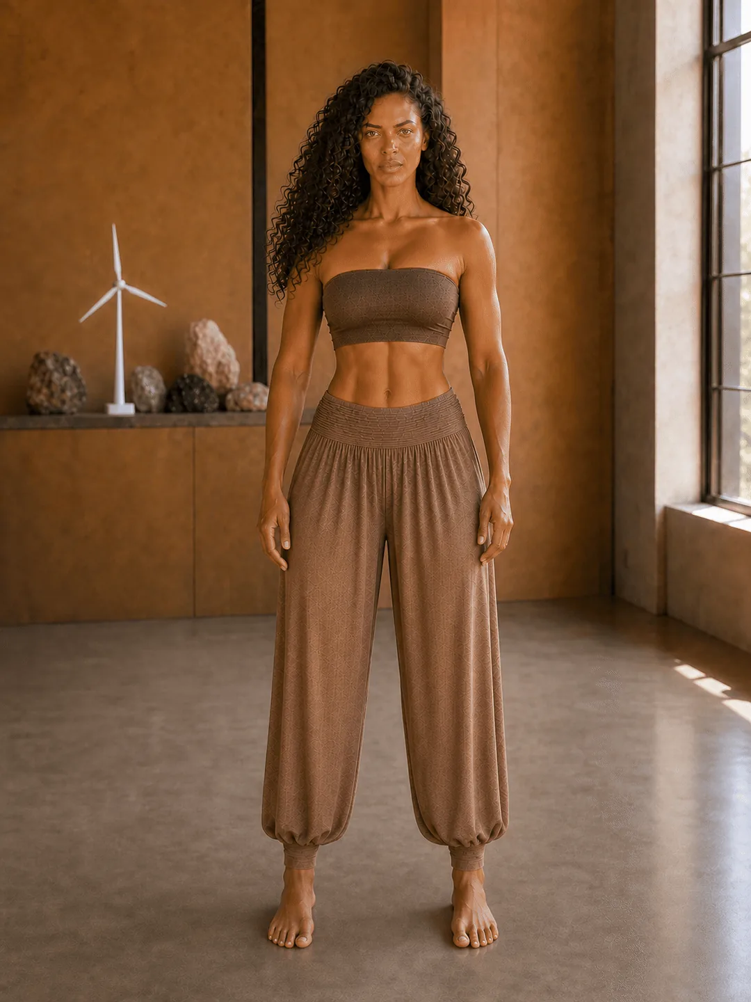 Step 1: From a comfortable stance, step the left foot out so the feet are wider than the
