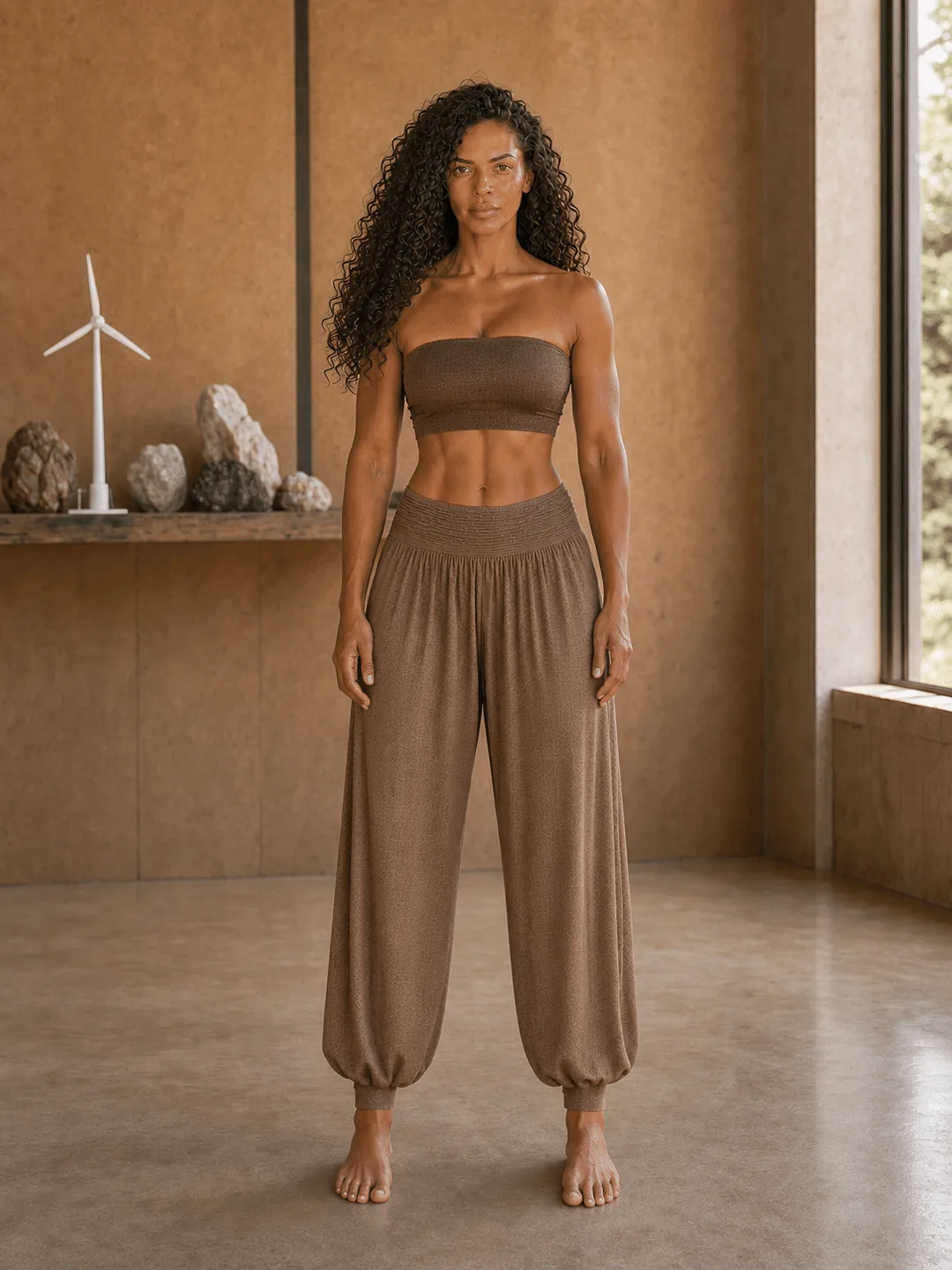 Step 1: Stand with feet about shoulder-width, toes forward or slightly out, weight even 